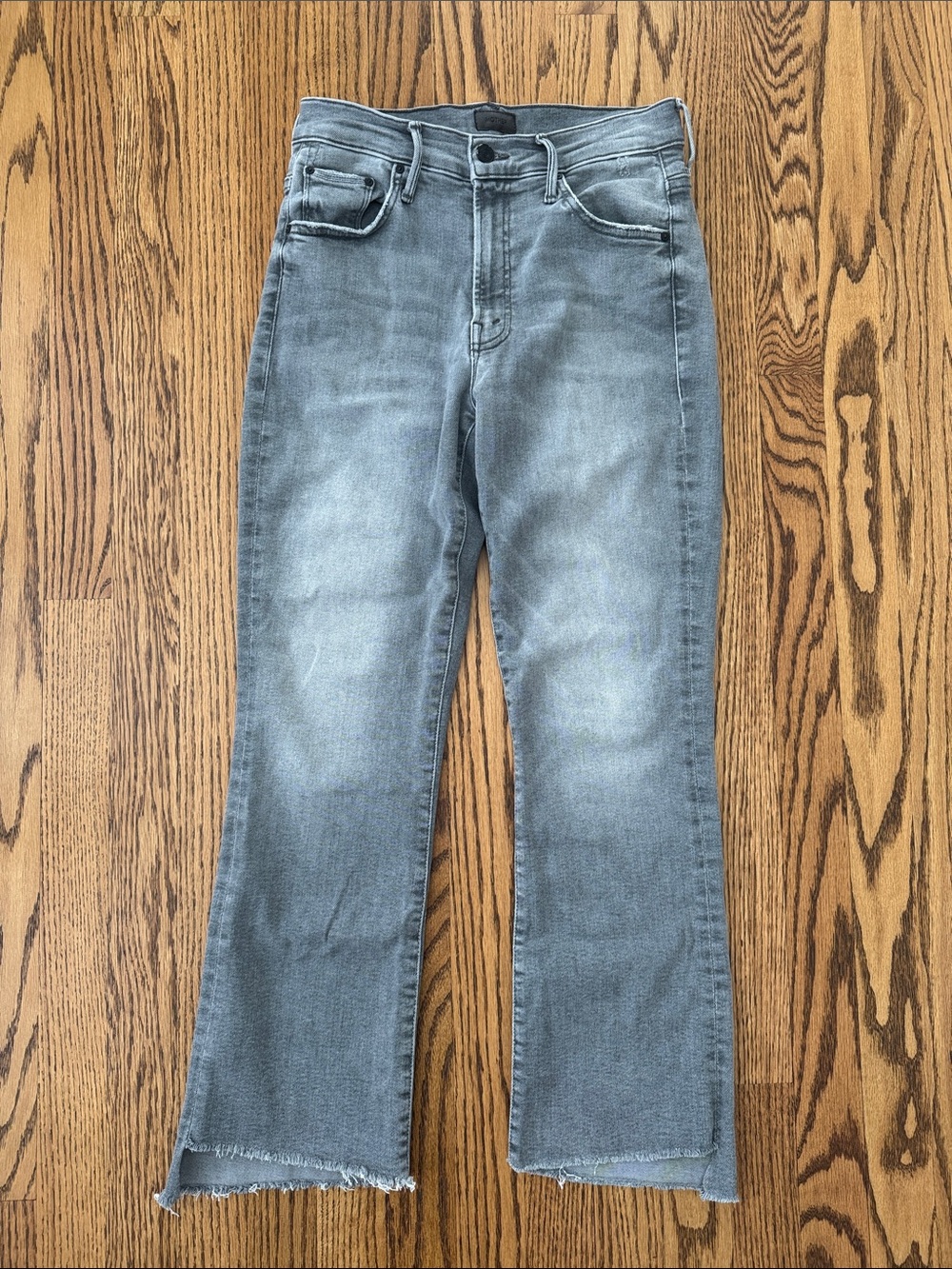 MOTHER The Insider Crop Step Fray Jeans